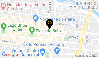 Mapa de Novias Diana Arango en Pereira