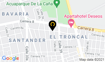 Mapa de N.p. Ingeniería De Aguas en Cali