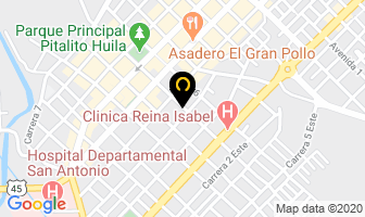 Mapa de N.s Distribuciones en Pitalito