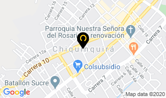 Mapa de Nueva Flota Boyaca en Chiquinquirá