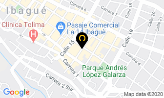 Mapa de Nuevo Hotel Marmara en Ibagué