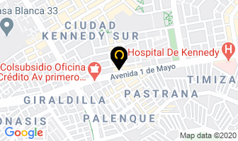 Mapa de Nuevos Departamentos Ltda. en Bogotá D.C