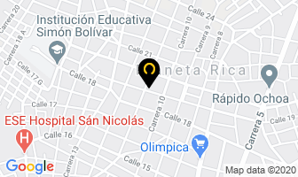 Mapa de Nutriajonjoli en Planeta Rica