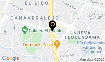Mapa de Nutrición Center en Cali