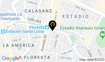 Mapa de Nutrisalud Ltda. en Medellín