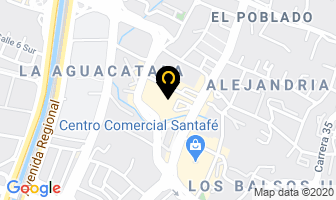 Mapa de Nyx Cosmetics en Medellín