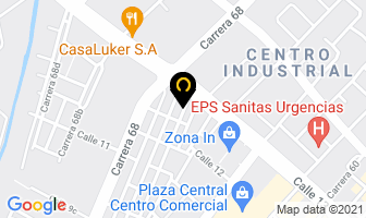 Mapa de O & M Servicios Y Suministros E.u. en Bogotá D.C
