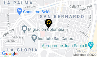 Mapa de Obleas Mileydis en Medellín