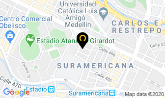 Mapa de Obsidiana en Medellín
