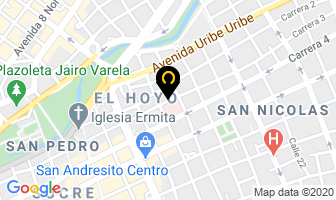 Mapa de Ocampo Impresores en Cali
