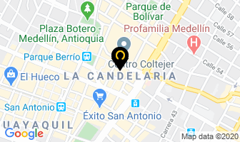 Mapa de Ocaziones Jiménez Alberto en Medellín