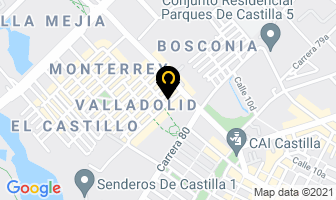 Mapa de Occcidental De Combustibles en Bogotá D.C