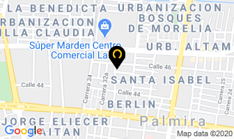 Mapa de Occitel Ltda. en Palmira
