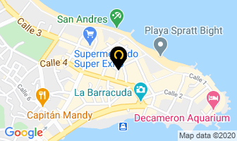 Mapa de Ocean Optique en San Andrés