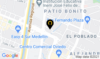 Mapa de Ochoa E. José Ivan en Medellín