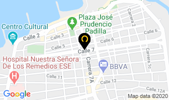 Mapa de Odonthos en Riohacha
