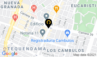 Mapa de Odonto Cosmetica en Cali