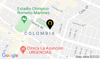 Mapa de Odonto Estetica en Barranquilla