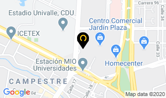 Mapa de Odonto Familia en Cali