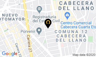 Mapa de Odonto Florida en Bucaramanga
