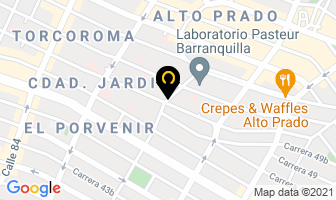 Mapa de Odonto Mattos en Barranquilla