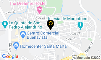 Mapa de Odonto Salud en Santa Marta