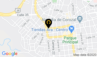 Mapa de Odonto Stetic´s en Corozal
