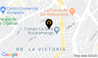 Mapa de Odontocal en Bucaramanga
