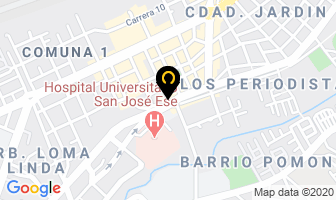 Mapa de Odontocaritas en Popayán