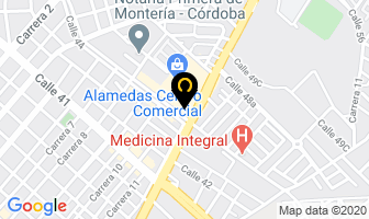 Mapa de Odontología 24 Horas en Montería