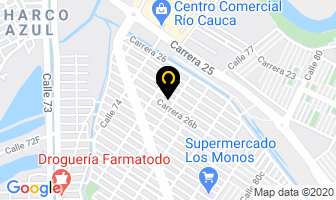 Mapa de Odontología Familiar P.s.o. en Cali