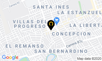Mapa de Odontologia General Y Especializada en Bogotá D.C