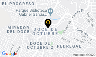 Mapa de Odontologia Integral El Doce en Medellín