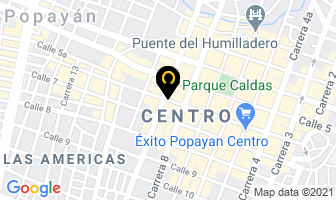 Mapa de Odontología Integral I.p.s. en Popayán