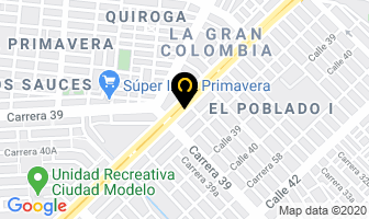 Mapa de Odontología Montenegro en Cali