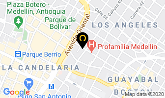 Mapa de Odontológica en Medellín