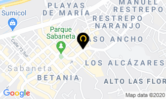 Mapa de Odontomáster en Sabaneta