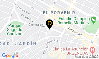 Mapa de Odontomedic en Barranquilla