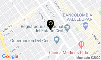 Mapa de Odontoprisma - Dr. Jorge Ortíz Morales en Valledupar