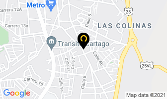 Mapa de Odontoral en Cartago