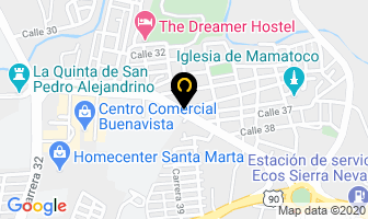 Mapa de Odontosalud en Santa Marta