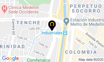 Mapa de Odontosanitas en Medellín