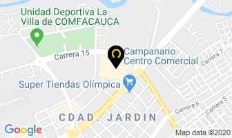 Mapa de Offcorss en Popayán