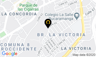 Mapa de Offi-tintas en Bucaramanga