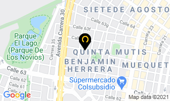 Mapa de Office Service en Bogotá D.C