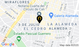 Mapa de Officenter en Cali