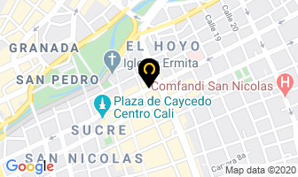 Mapa de Oficina De Abogados en Cali