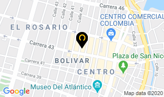 Mapa de Oficina De Abogados en Barranquilla
