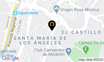 Mapa de Oficinas Virtuales De Colombia en Medellín
