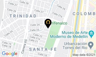 Mapa de Ofix Muebles en Medellín
